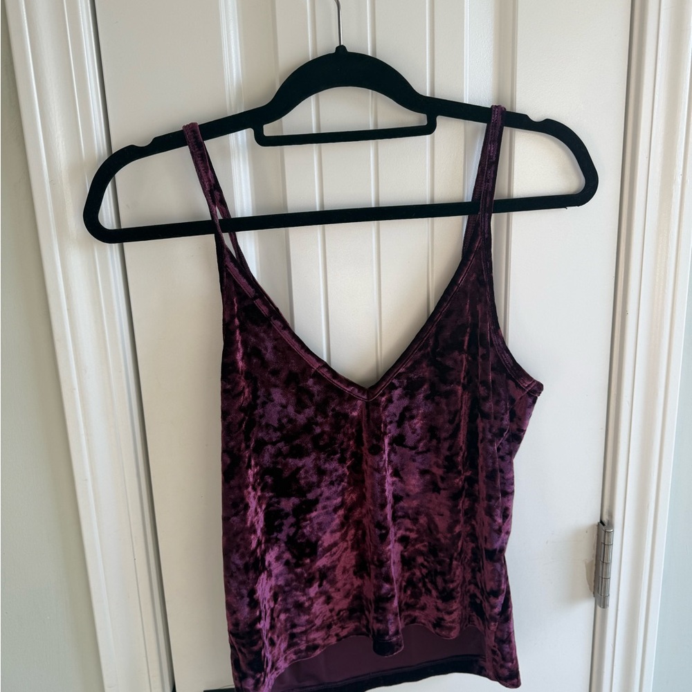 PINK Victoria's Secret Velvet Camisole - Purple